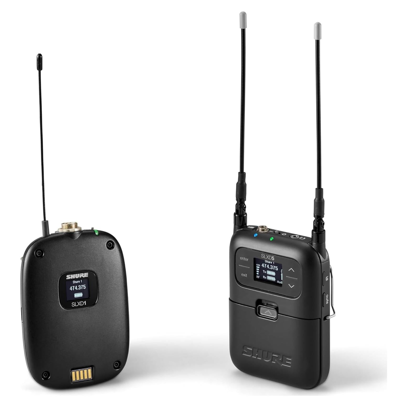 Sistema Inalámbrico Digital Shure SLXD15 - Transmisor SLXD1 y Receptor SLXD5