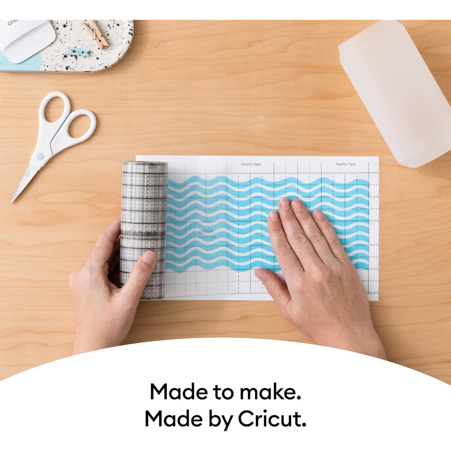 Cinta de Transferencia Sin Forro Cricut Joy 13.9 cm x 3.04 m