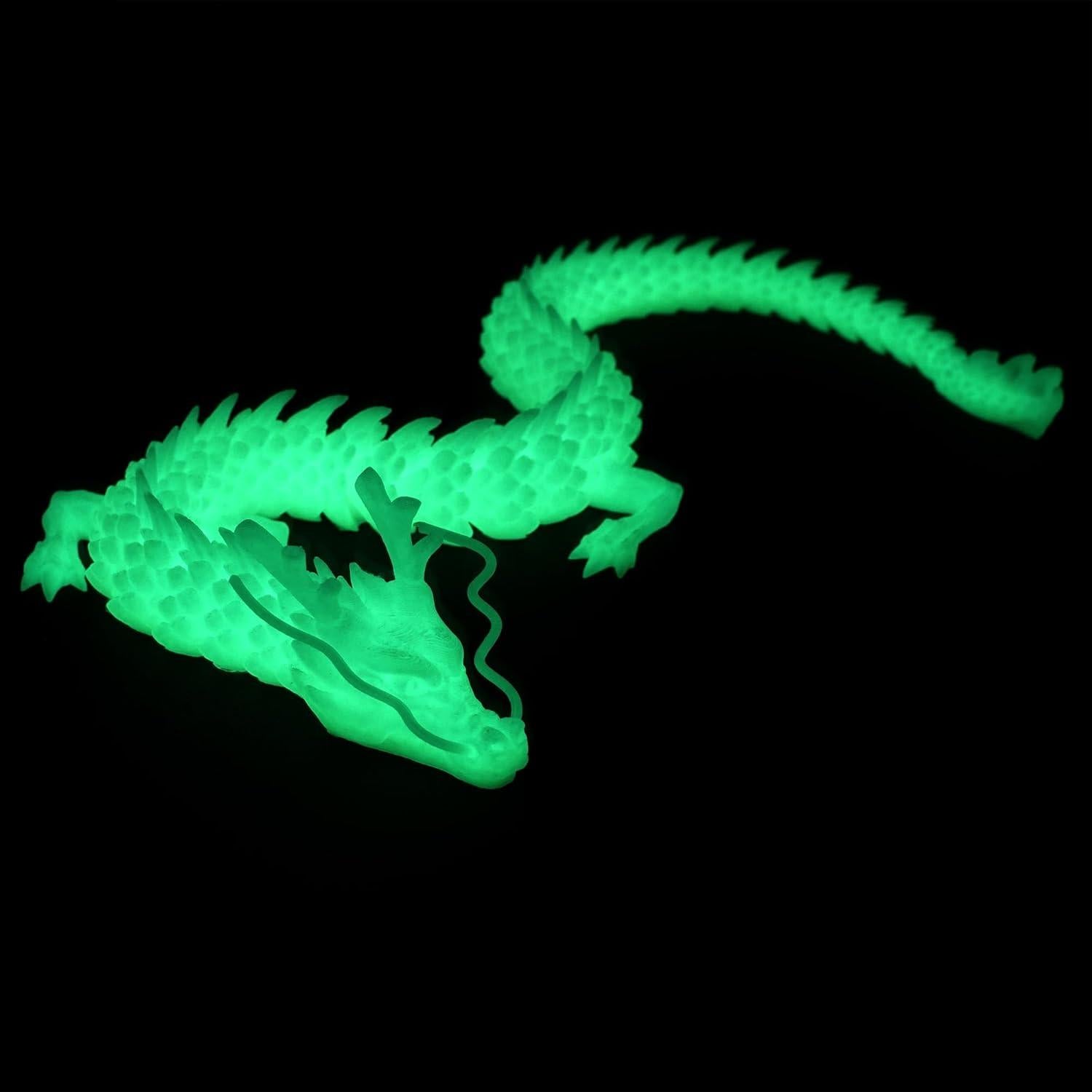 Dragón Luminiscente 3D LUYU 45.72 cm Juguete Antiestrés