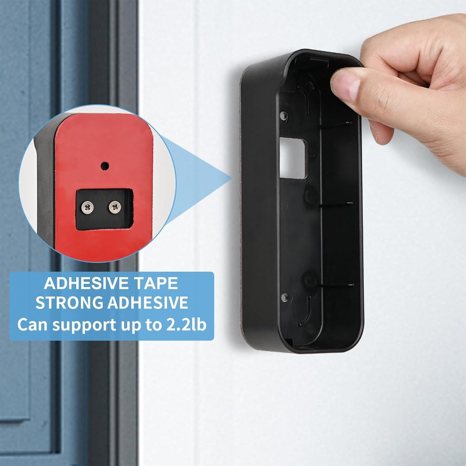 Soporte Adhesivo para Timbre de Video Blink - Negro