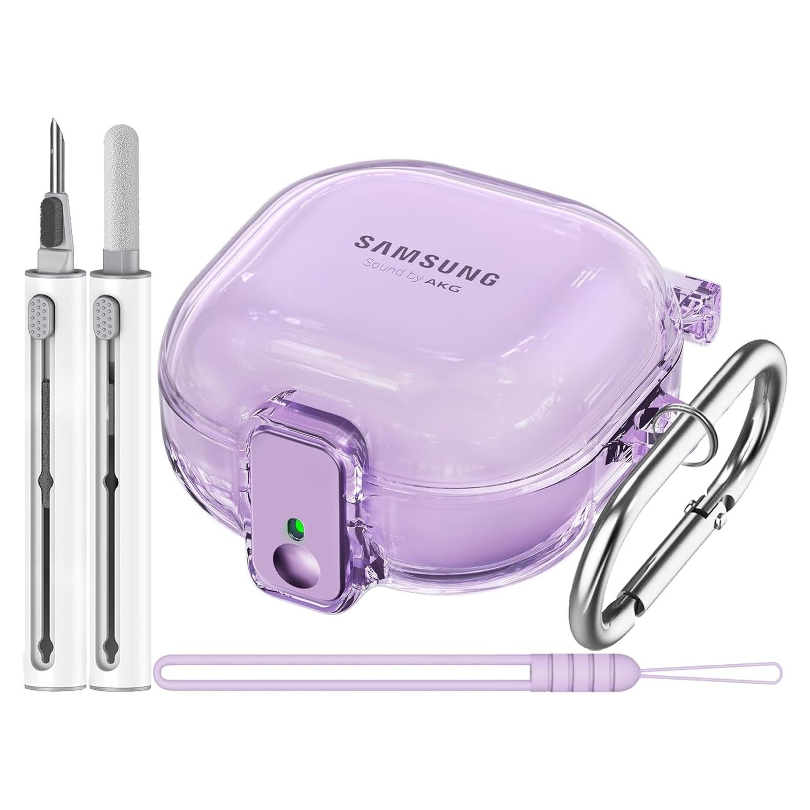 Funda Protectora Inesore para Galaxy Buds FE/2/Pro/Live - Púrpura