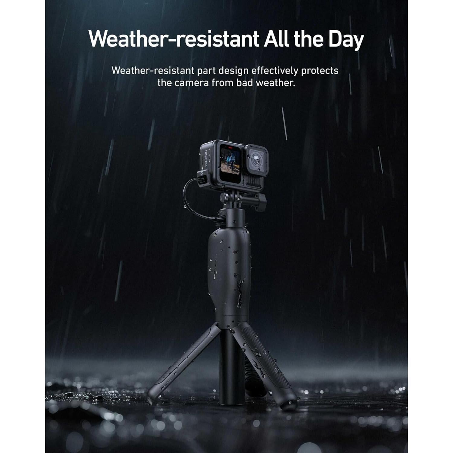 Cubierta de Batería TELESIN para GoPro Hero 9-13 Resistente