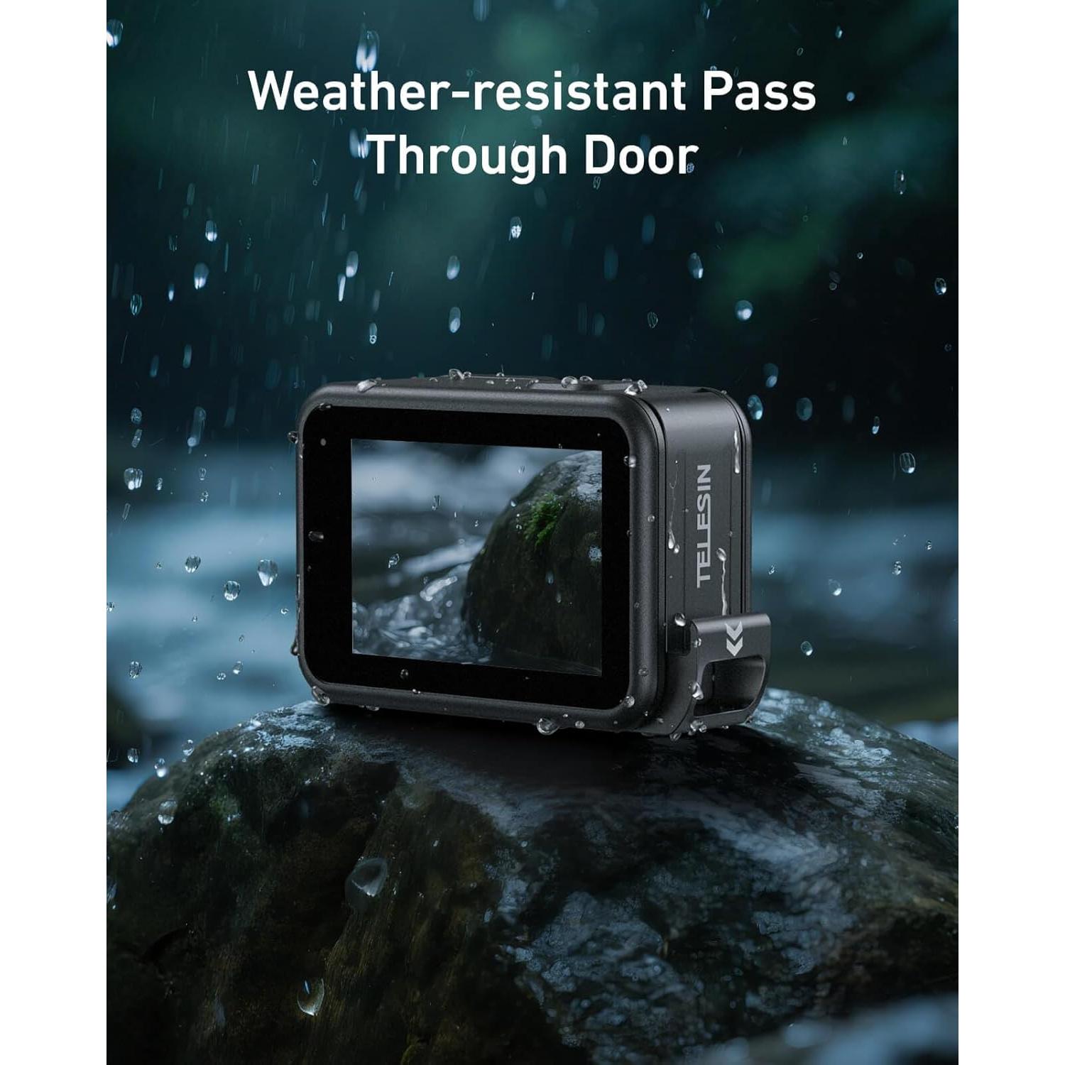 Cubierta de Batería TELESIN para GoPro Hero 9-13 Resistente