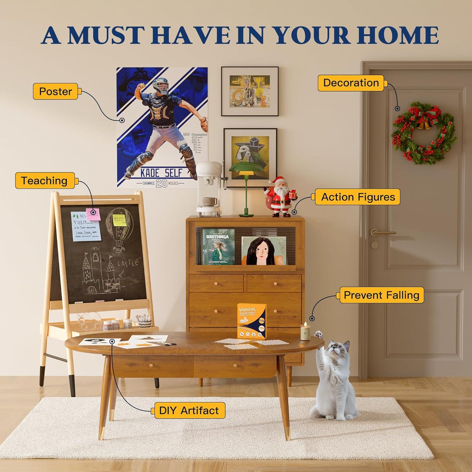 Cinta Adhesiva Doble Cara Vimiroo 96 Piezas 19.7x15.5cm