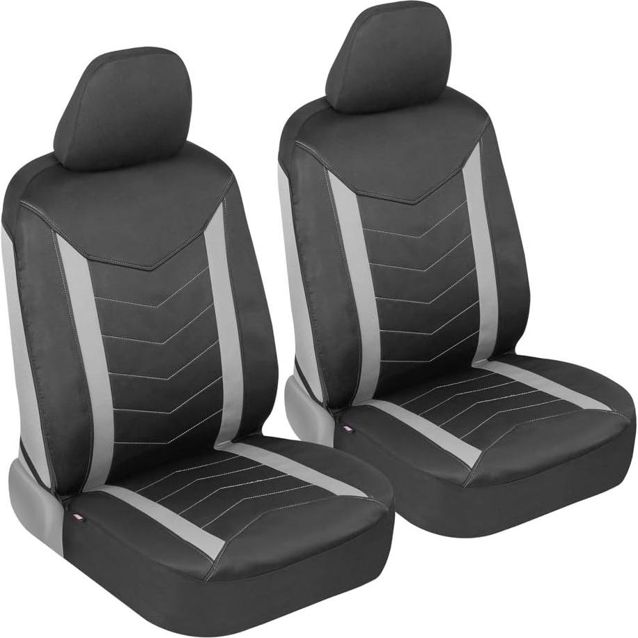 Cubiertas de Asiento Delanteras Impermeables Motor Trend + Alfombrillas 923-BK