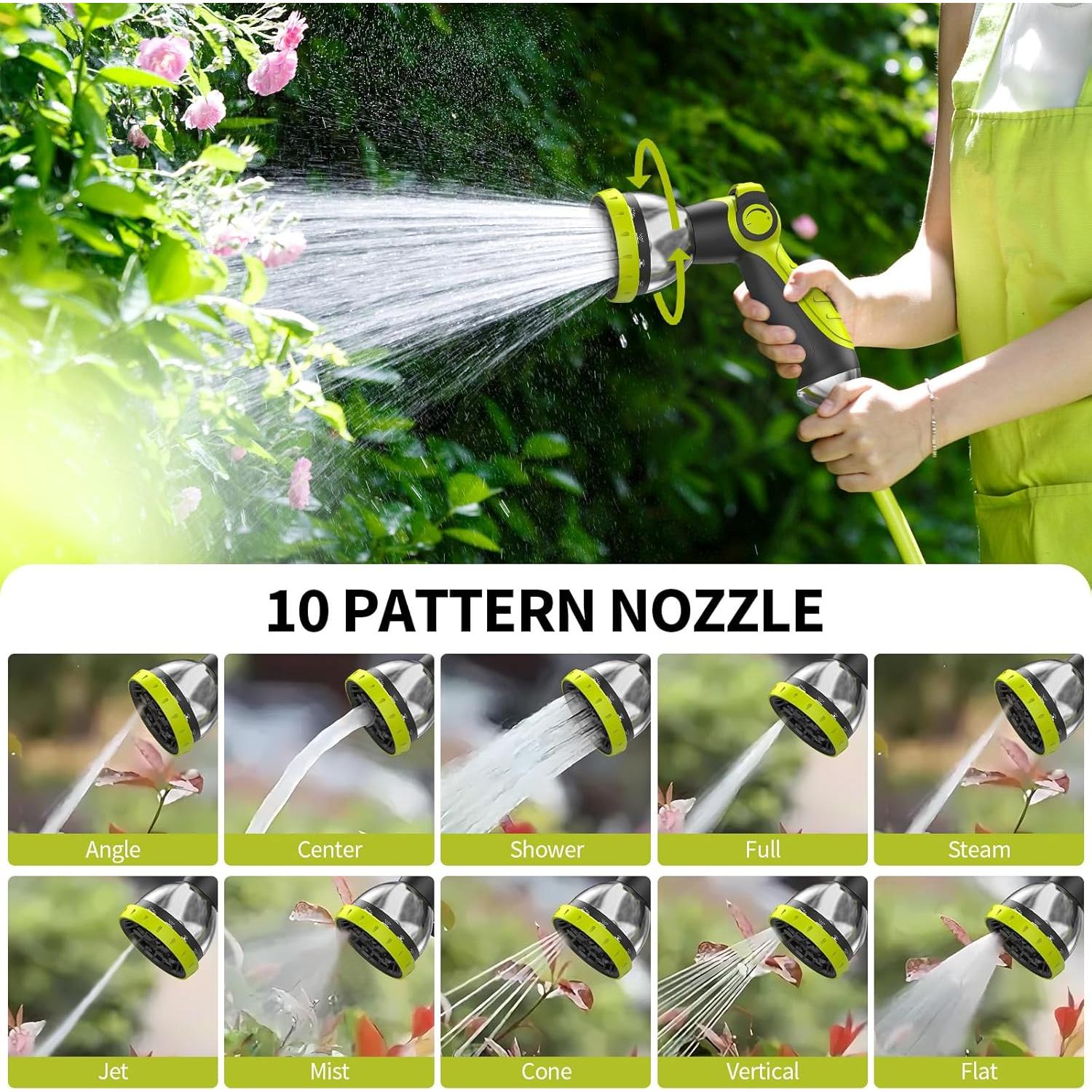 Carrete de Manguera de Jardín LUCKPRO 15.24m Retráctil Pared