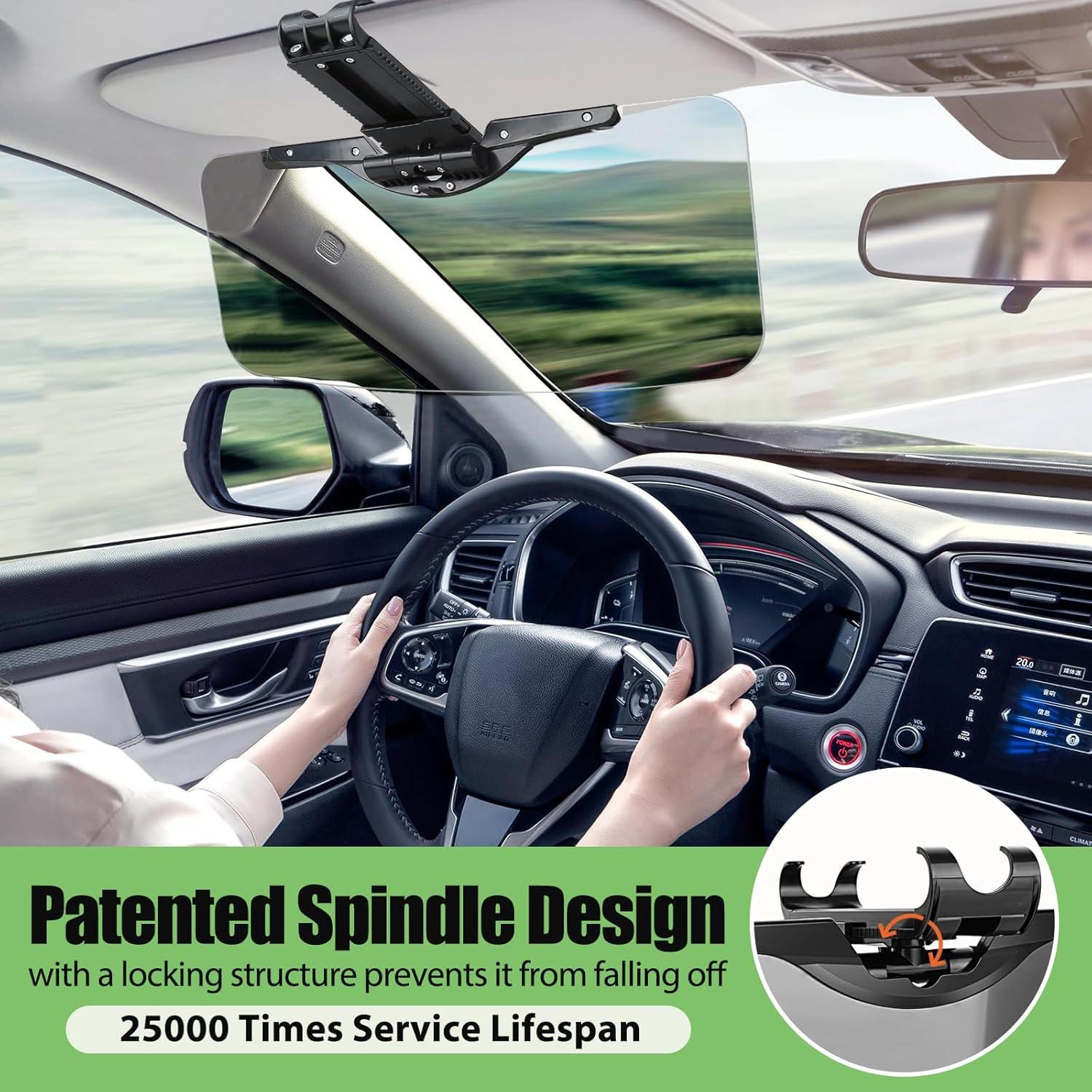 Extensor de Visera Solar GQLHYD para Auto, Polarizado HD