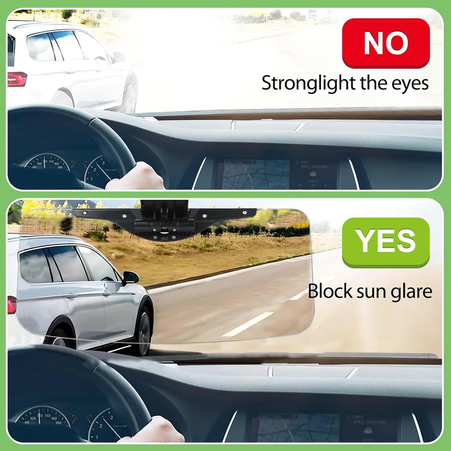 Extensor de Visera Solar GQLHYD para Auto, Polarizado HD