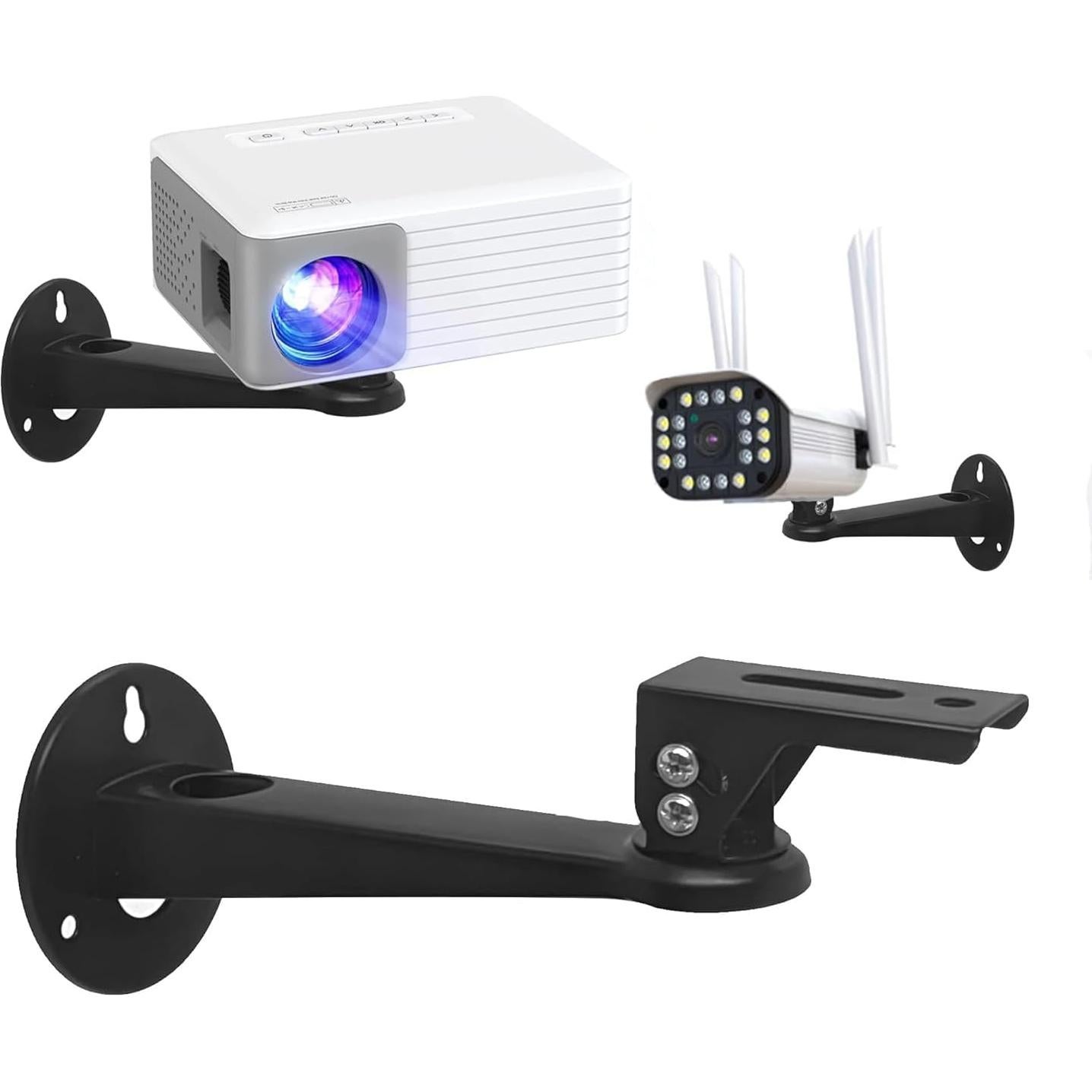 Soporte de Pared para Proyector 2-Be-Best Ajustable 360° Negro