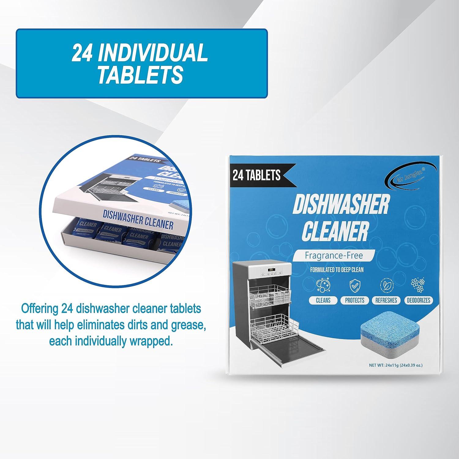 Tabletas Limpiadoras para Lavavajillas Air Jungles 24 Unidades