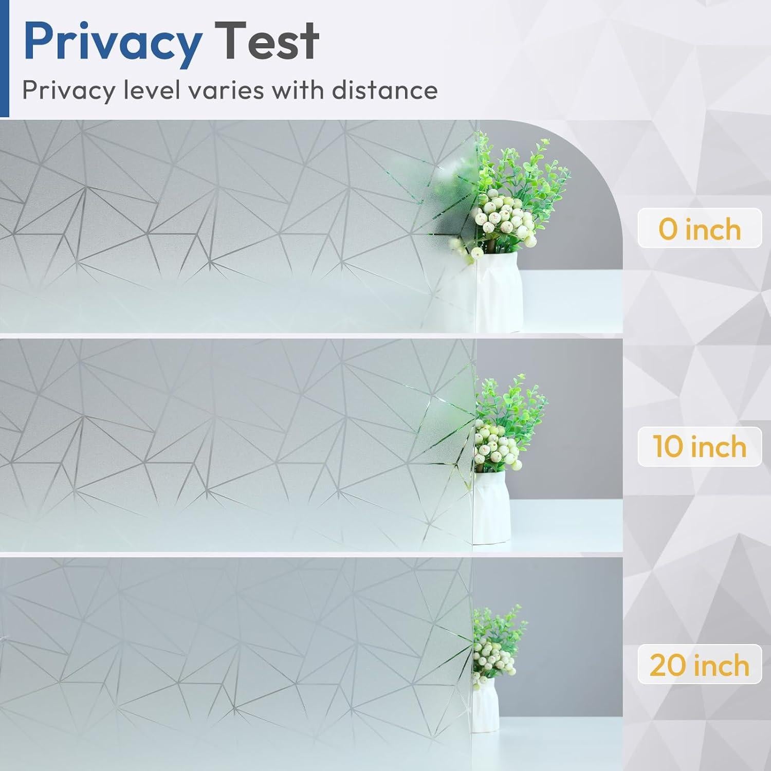 Película de Privacidad Rabbitgoo 44.5x200 cm Vinilo Esmerilado