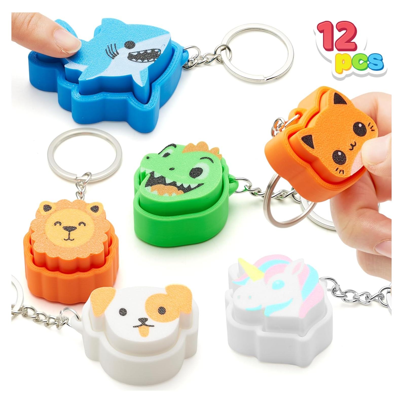 Juguetes Antiestrés 3D Joyin - 12 Pcs Animales Diversión