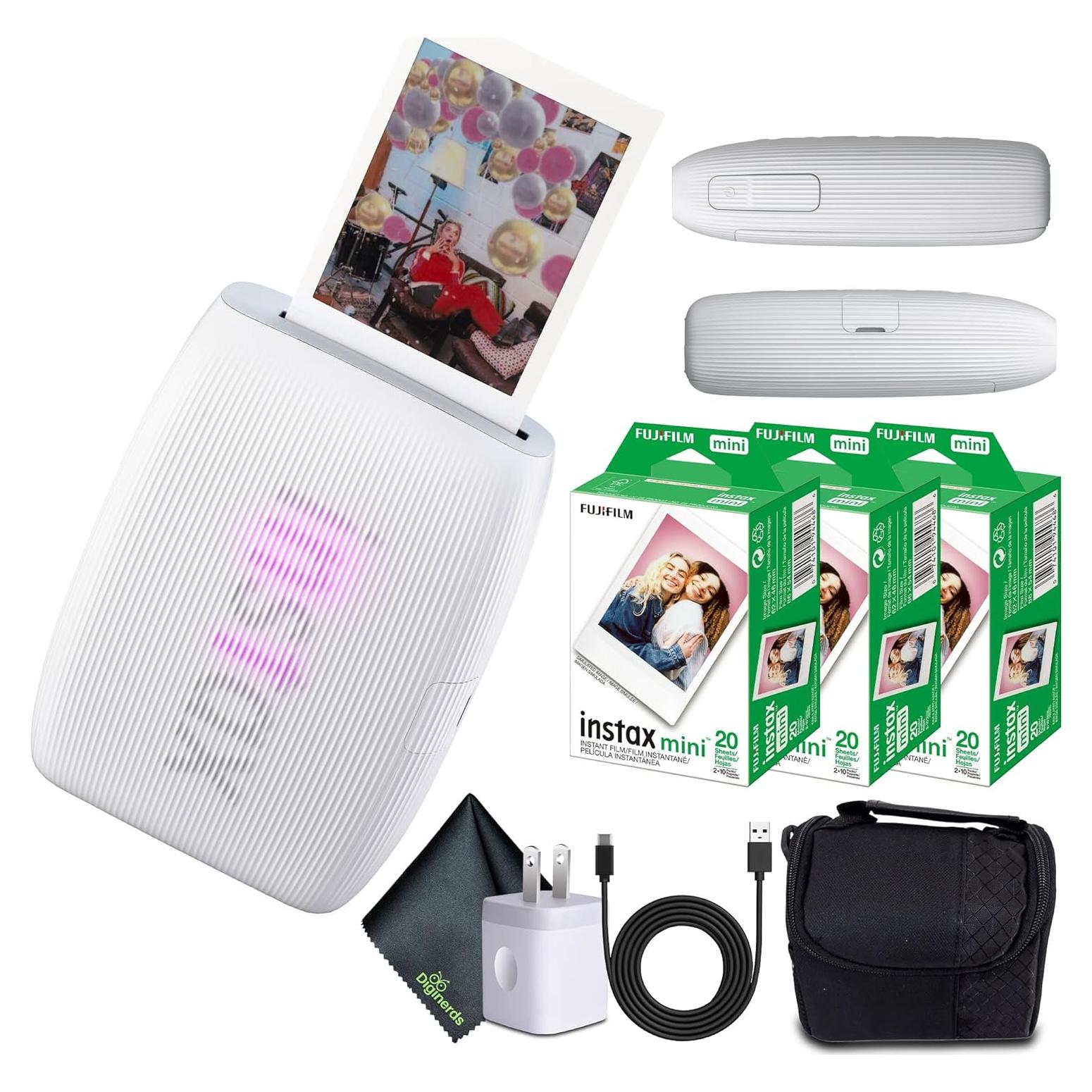 Impresora Fujifilm INSTAX MINI Link 3 Smartphone Blanco + 60 Hojas