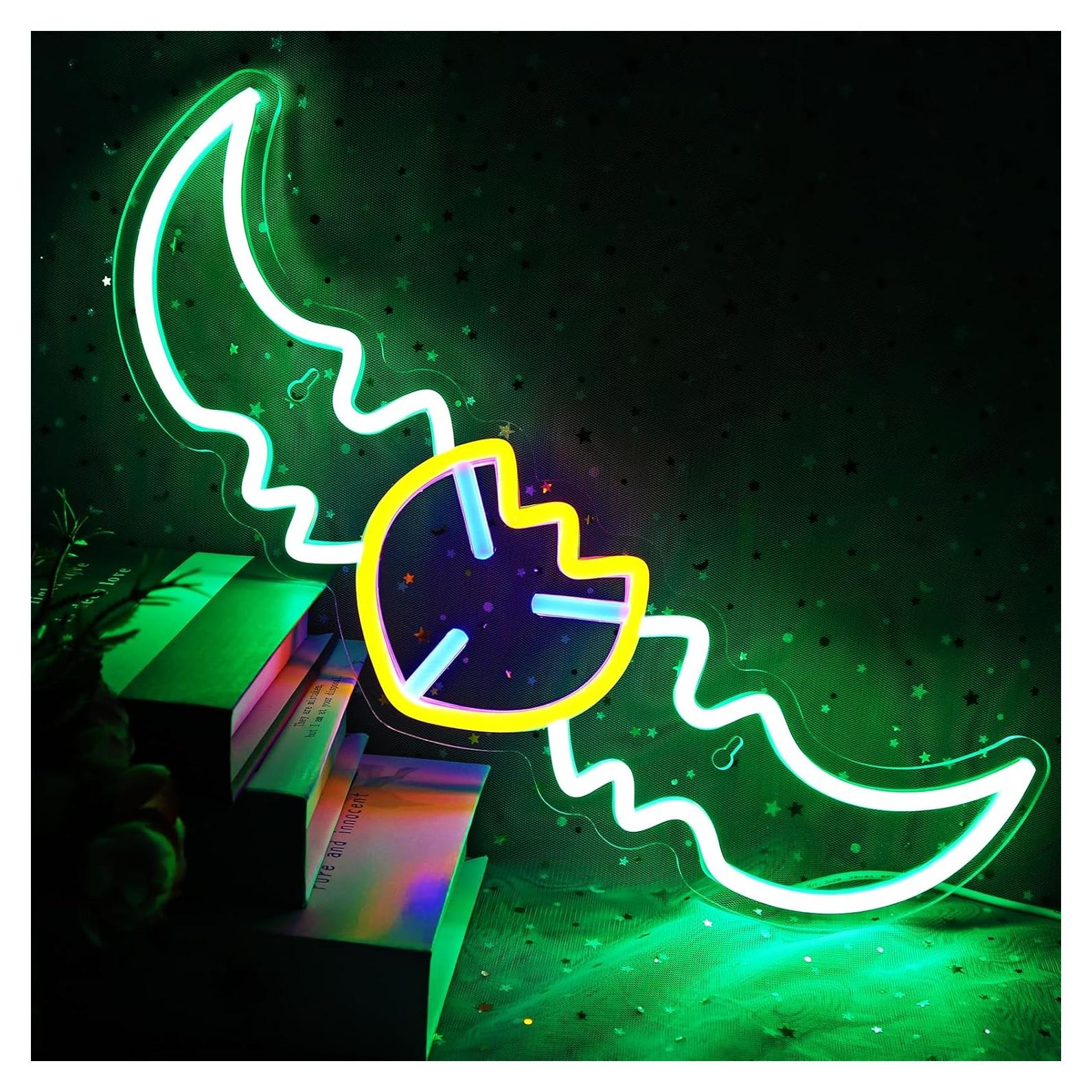 Letrero Neón Warglaive de Azzinoth NAIYISI 42.9x16 cm USB