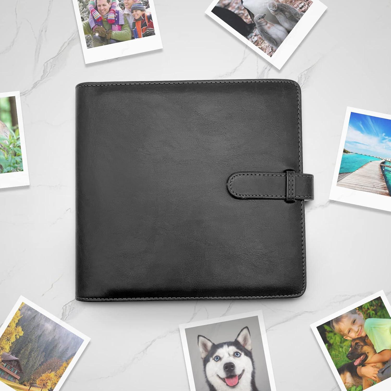 Álbum de Fotos Phetium 256 Bolsillos Negro para Instax y Polaroid