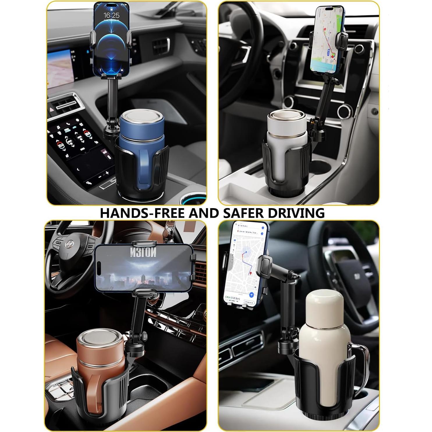 Soporte para Teléfono de Taza Easkkty Ajustable 2 en 1