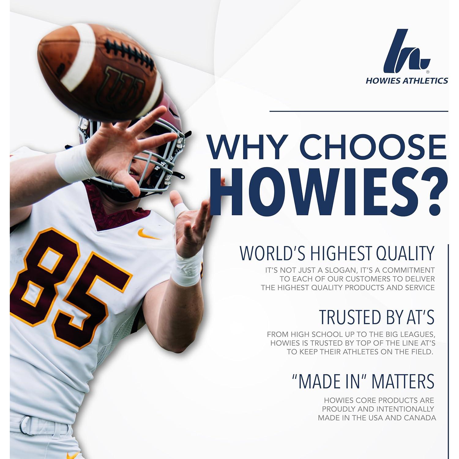 Cinta Atlética Howies 3.8cm x 13.7m Profesional Blanca