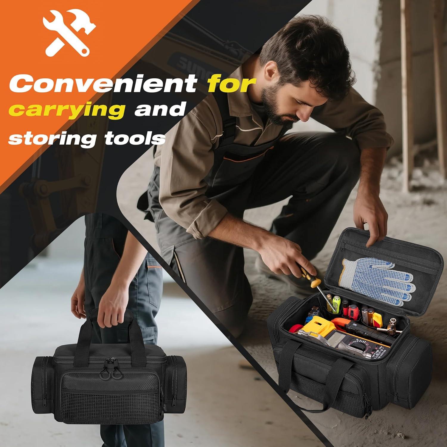 Bolsa de Herramientas Pequeña Trahzia 30.48 cm Negro