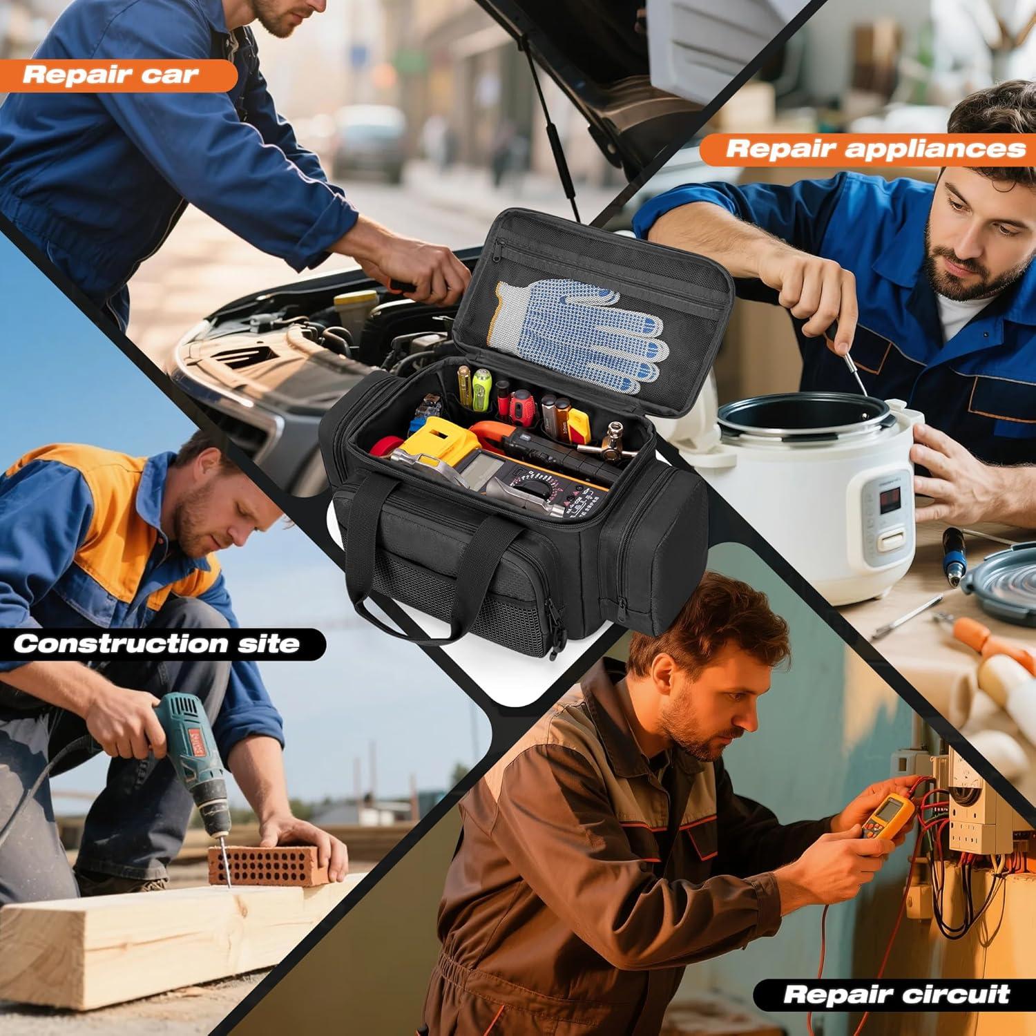 Bolsa de Herramientas Pequeña Trahzia 30.48 cm Negro