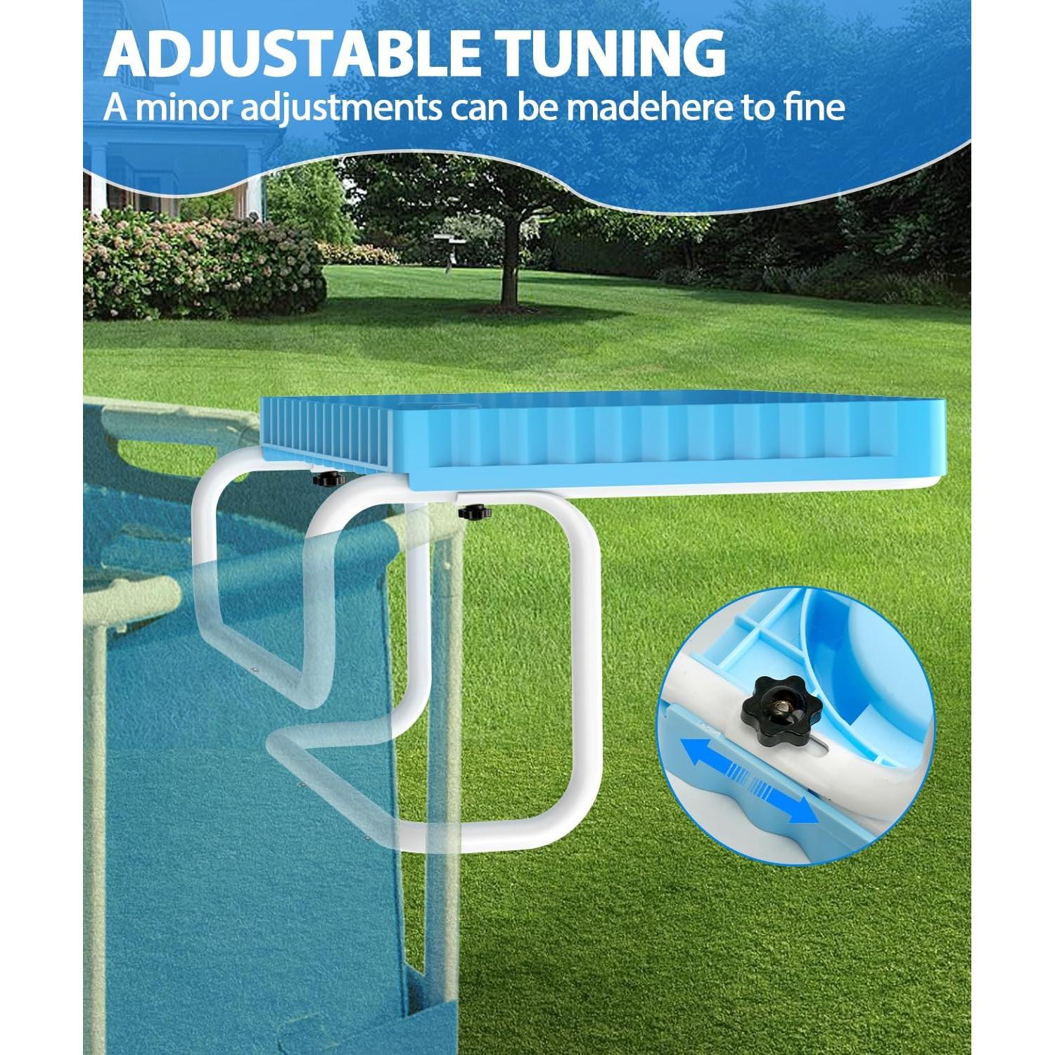 Barra de piscina portátil Lebenwell azul 42x31 cm