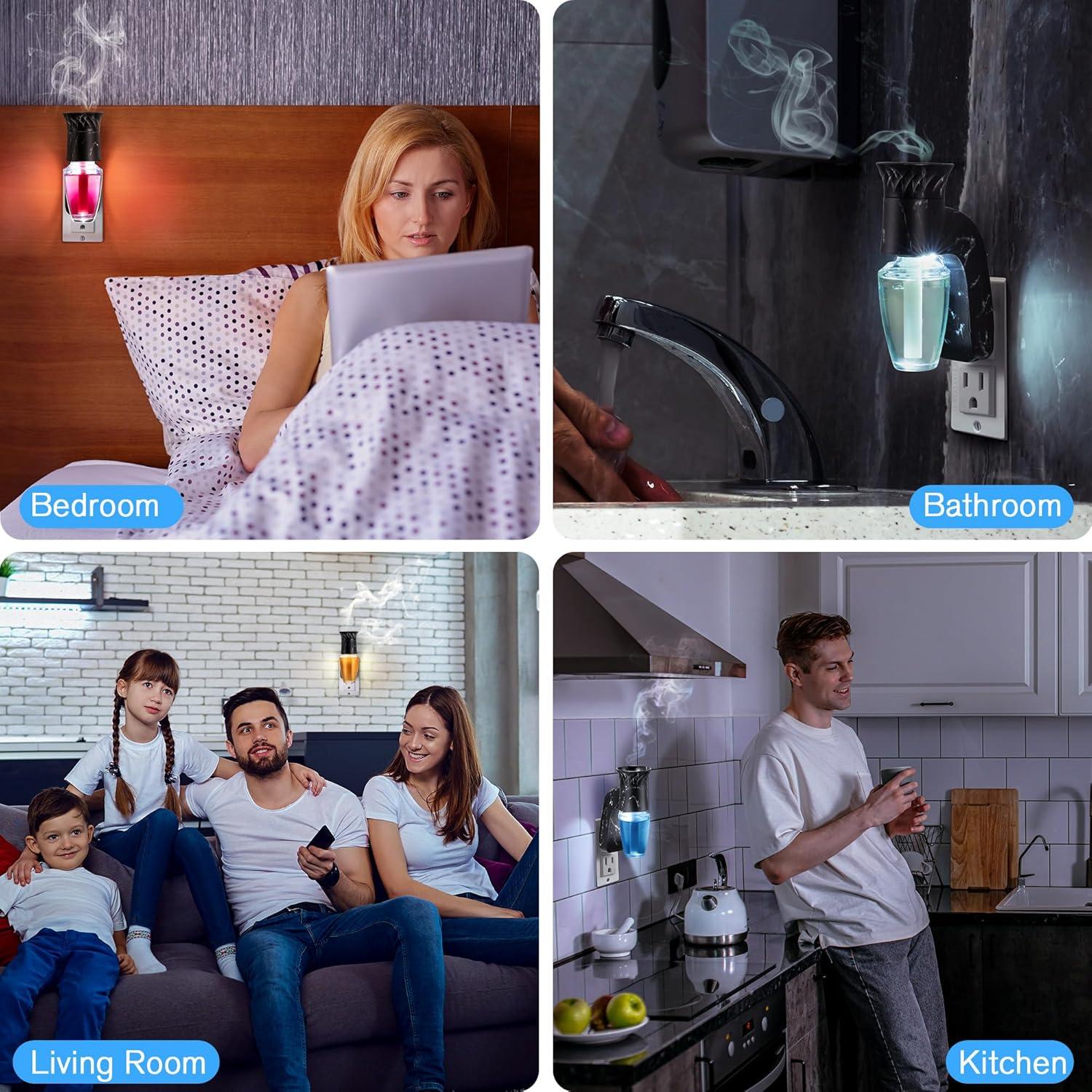 Enchufe de Fragancia con Luz Nocturna Hohean XO0281 - 2 Pcs