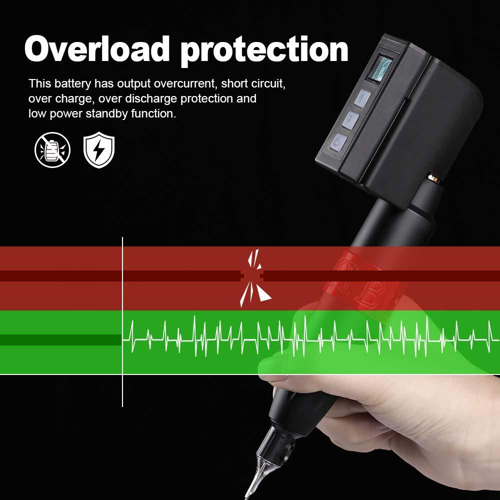 Batería de Tatuaje Inalámbrica Hawink P198-RCA 2400mAh 3.7V