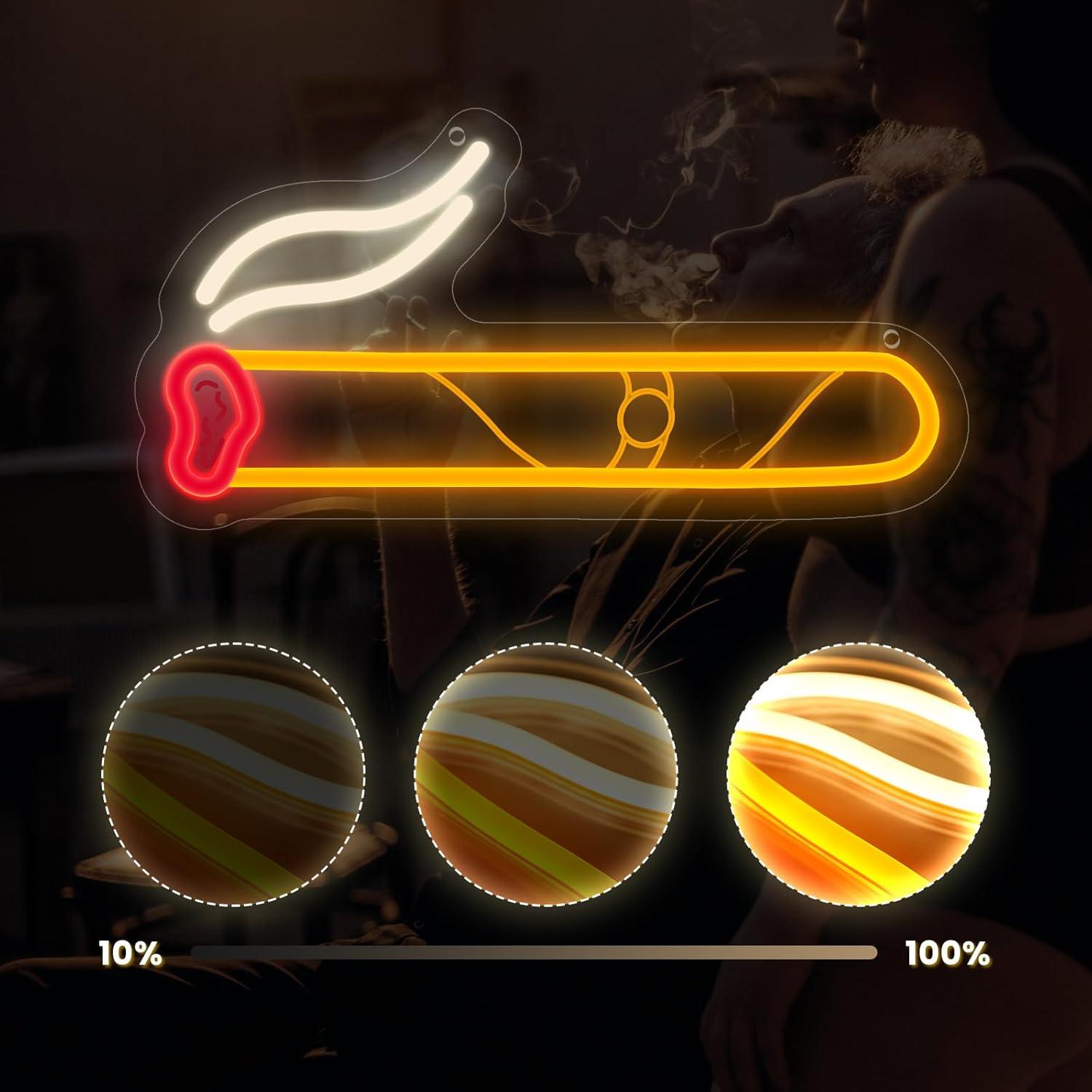 Cartel de Neón LED Marrón BruinBang 35.88x19cm Decoración