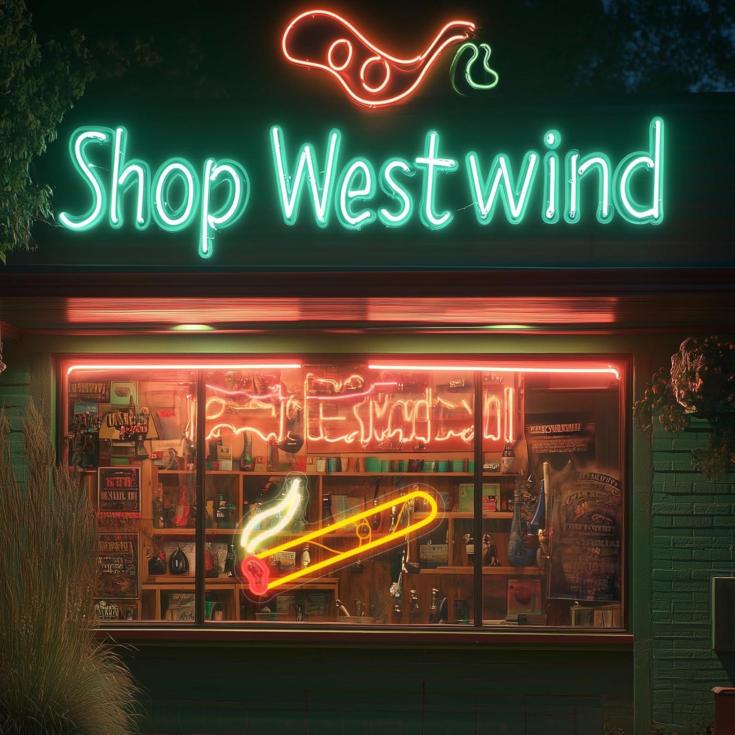 Cartel de Neón LED Marrón BruinBang 35.88x19cm Decoración