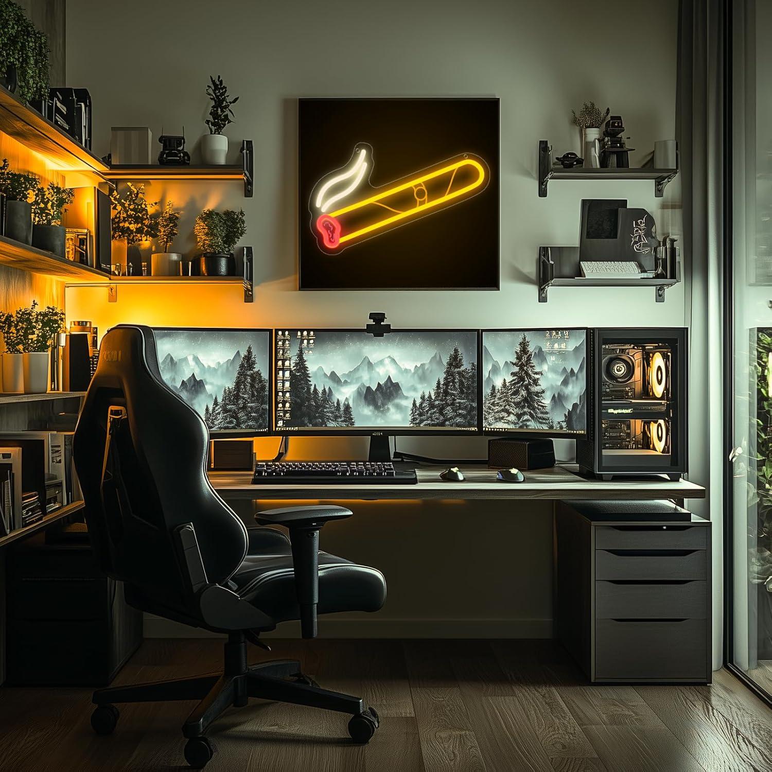 Cartel de Neón LED Marrón BruinBang 35.88x19cm Decoración