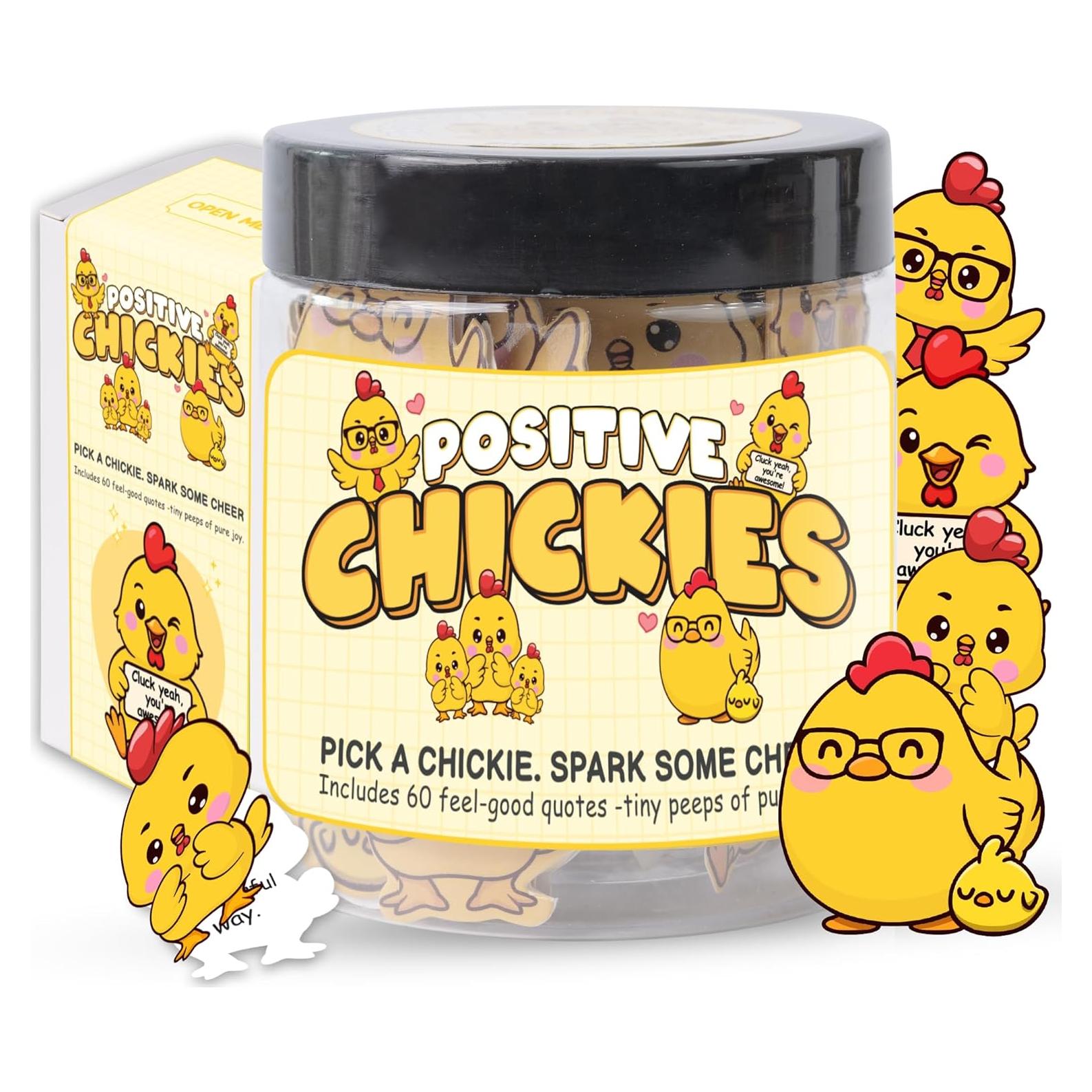 Tarro de 60 Tarjetas de Afirmación Positiva Miarita