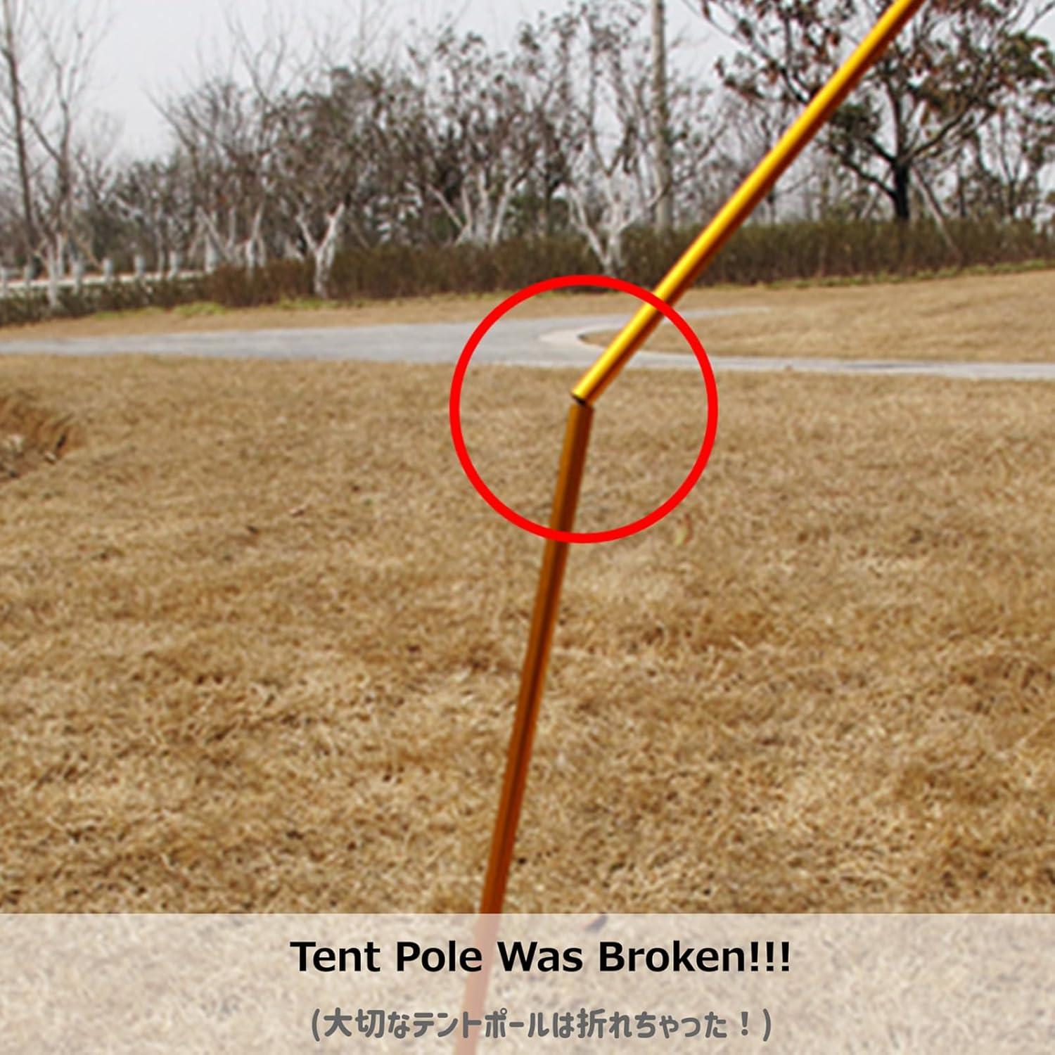 Kit de Reparación de Espigas Azarxis para Poste de Tienda 7.9-8.5mm