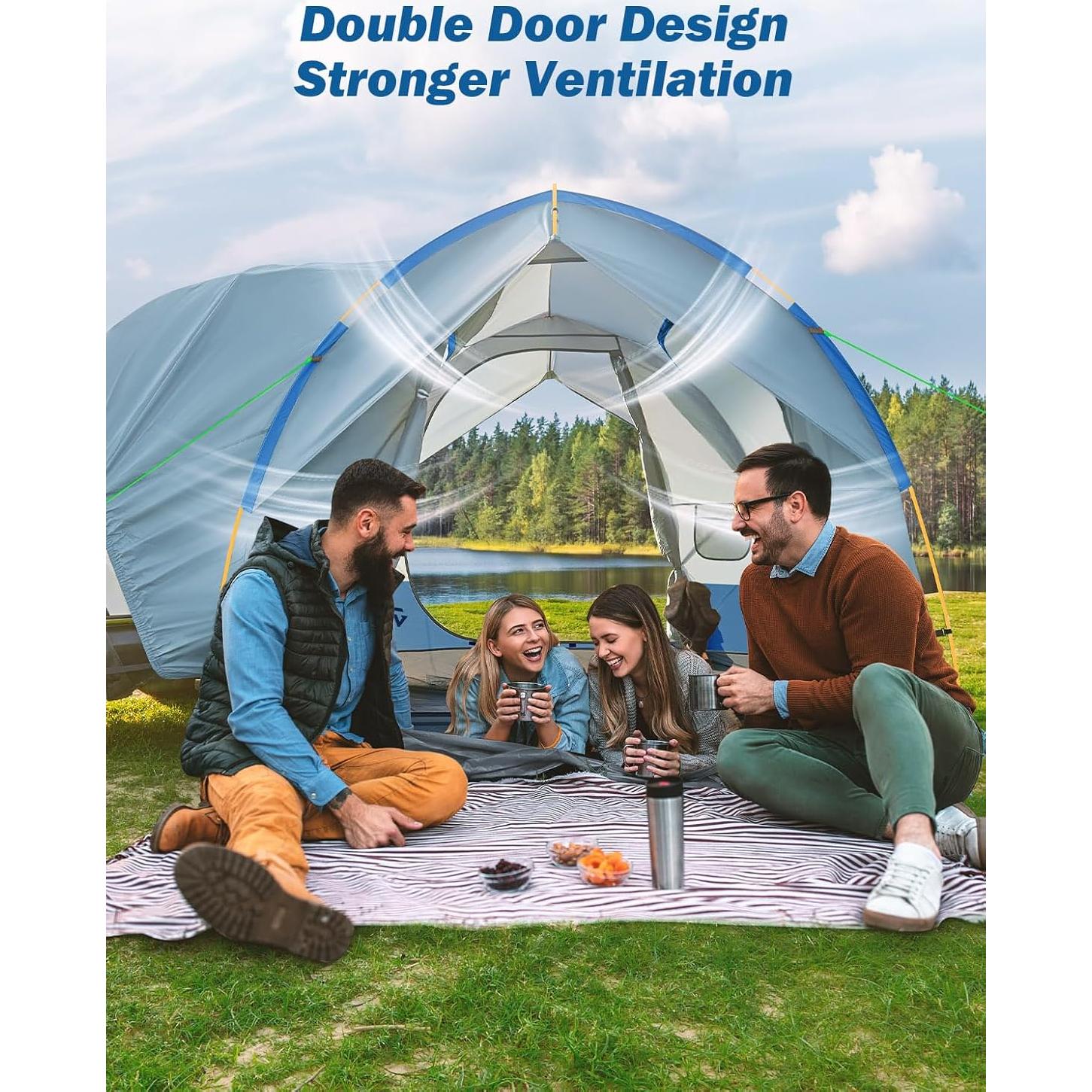 Tienda SUV JOYTUTUS H1201-01020-BL para 6 personas, impermeable