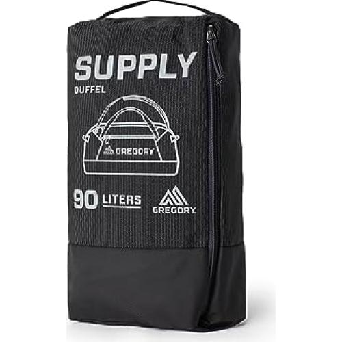 Bolsa de viaje Gregory Supply 90L plegable repelente agua azul