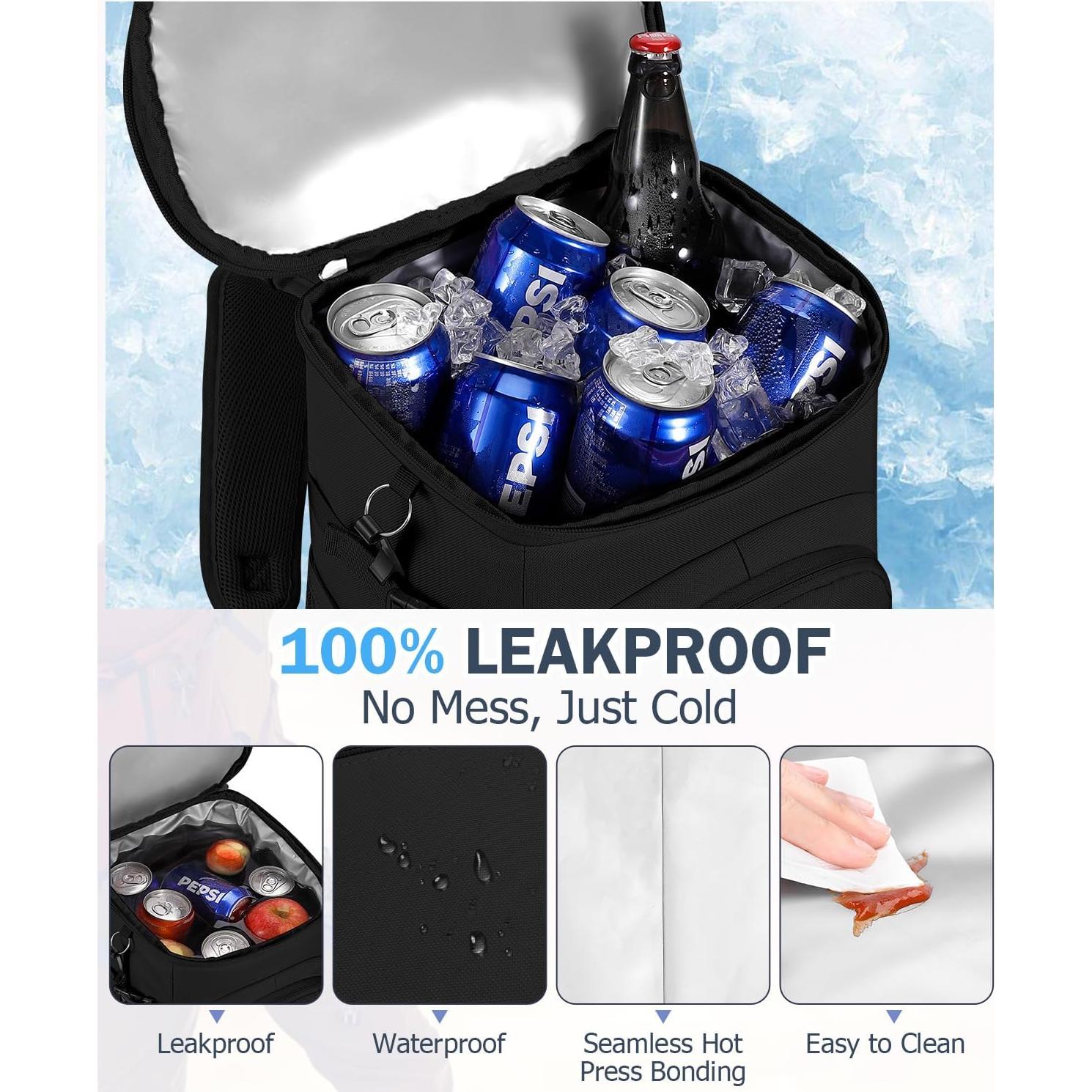 Mochila Enfriadora NECKORY 22L Impermeable a Prueba de Fugas