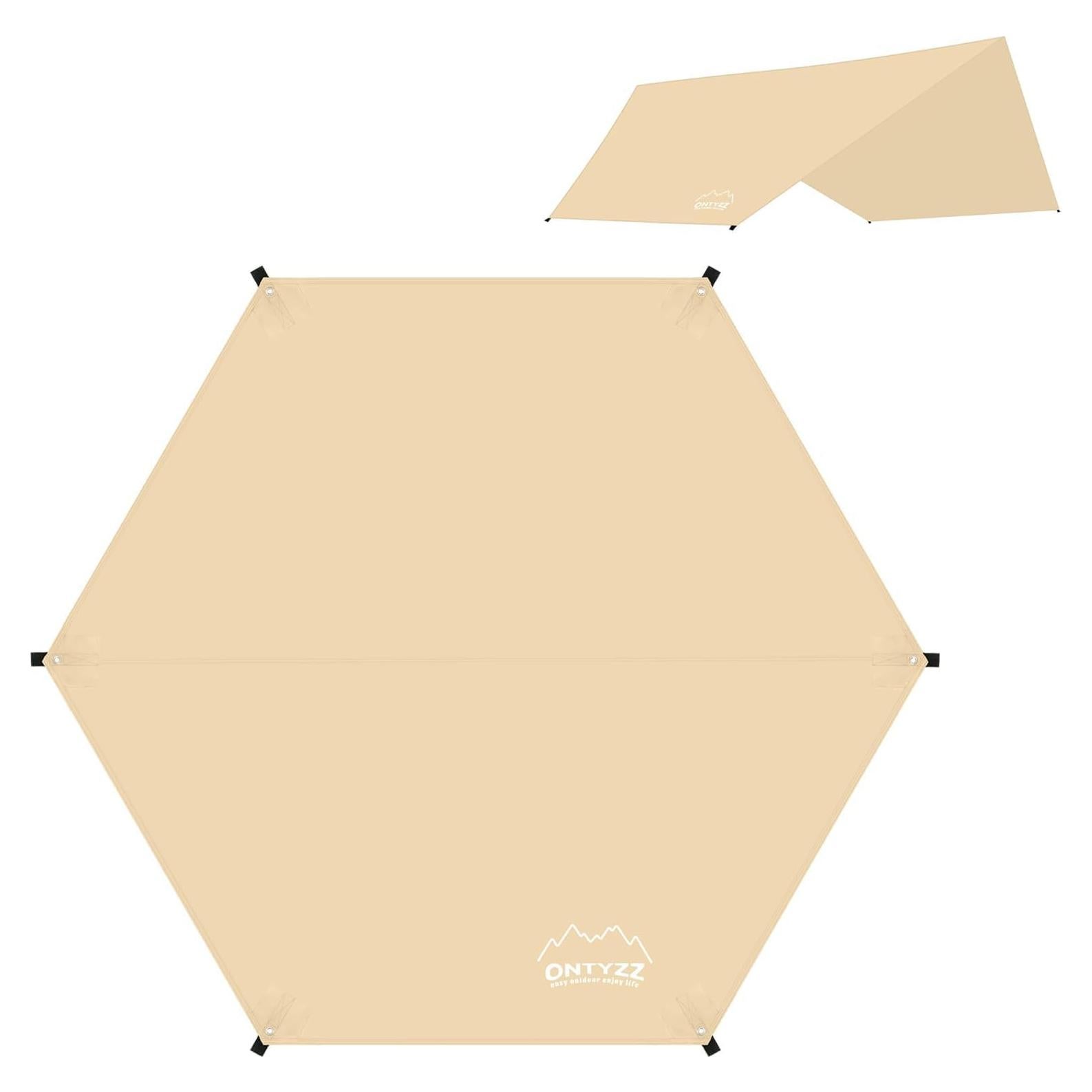 Lona de Camping Impermeable ONTYZZ 3.30x2.86m Multifuncional