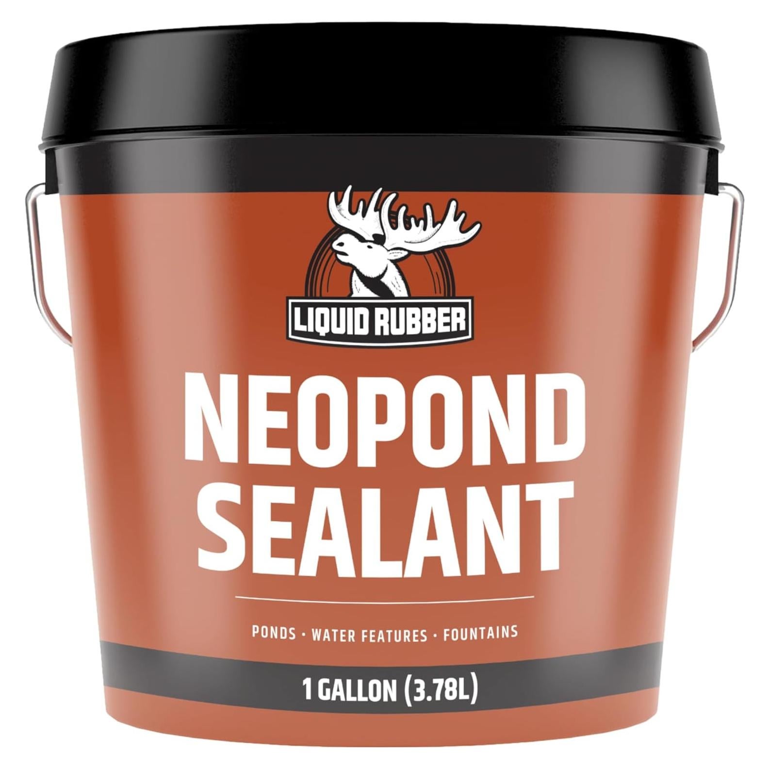 Sellador Impermeable Liquid Rubber NeoPond 3.78L Negro