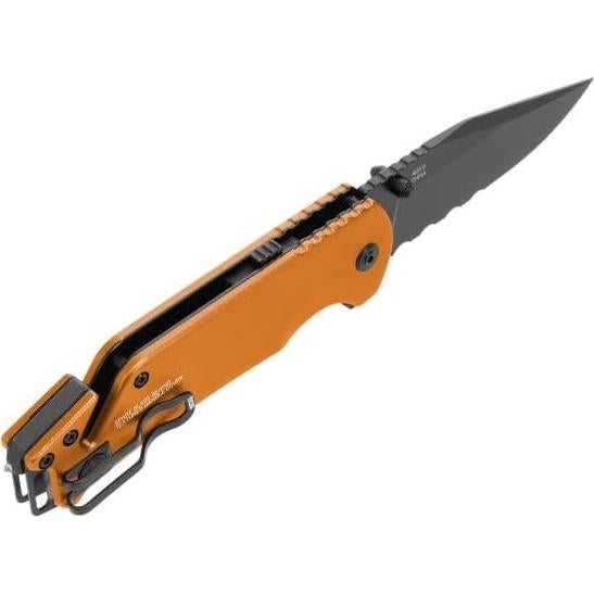 Cuchillo de Emergencia SOG Escape ATK 2.0 Naranja Hi-Viz