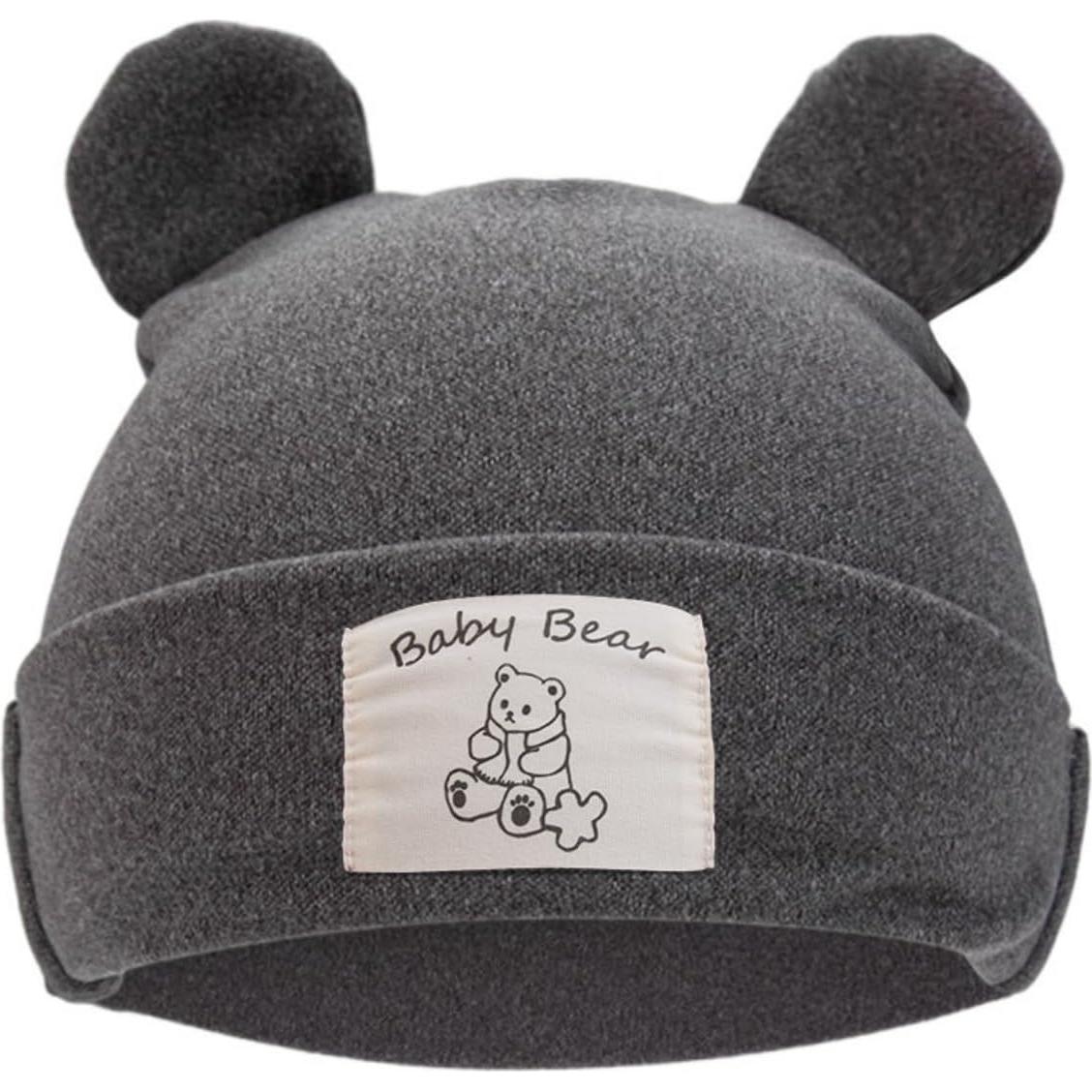 Gorro de Oso KIDOCHEESE para Bebé Niña - 3 Colores Suaves