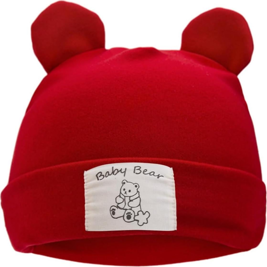 Gorro de Oso KIDOCHEESE para Bebé Niña - 3 Colores Suaves
