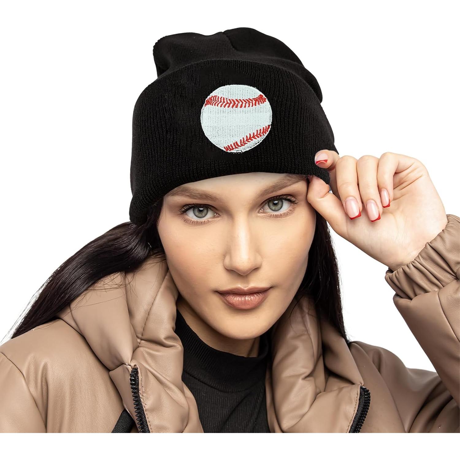 Gorro de punto unisex Mutakin con bordado de perro