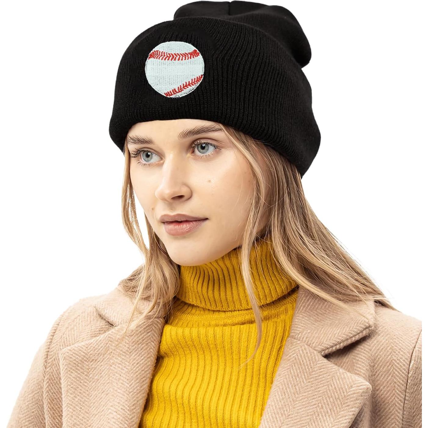 Gorro de punto unisex Mutakin con bordado de perro