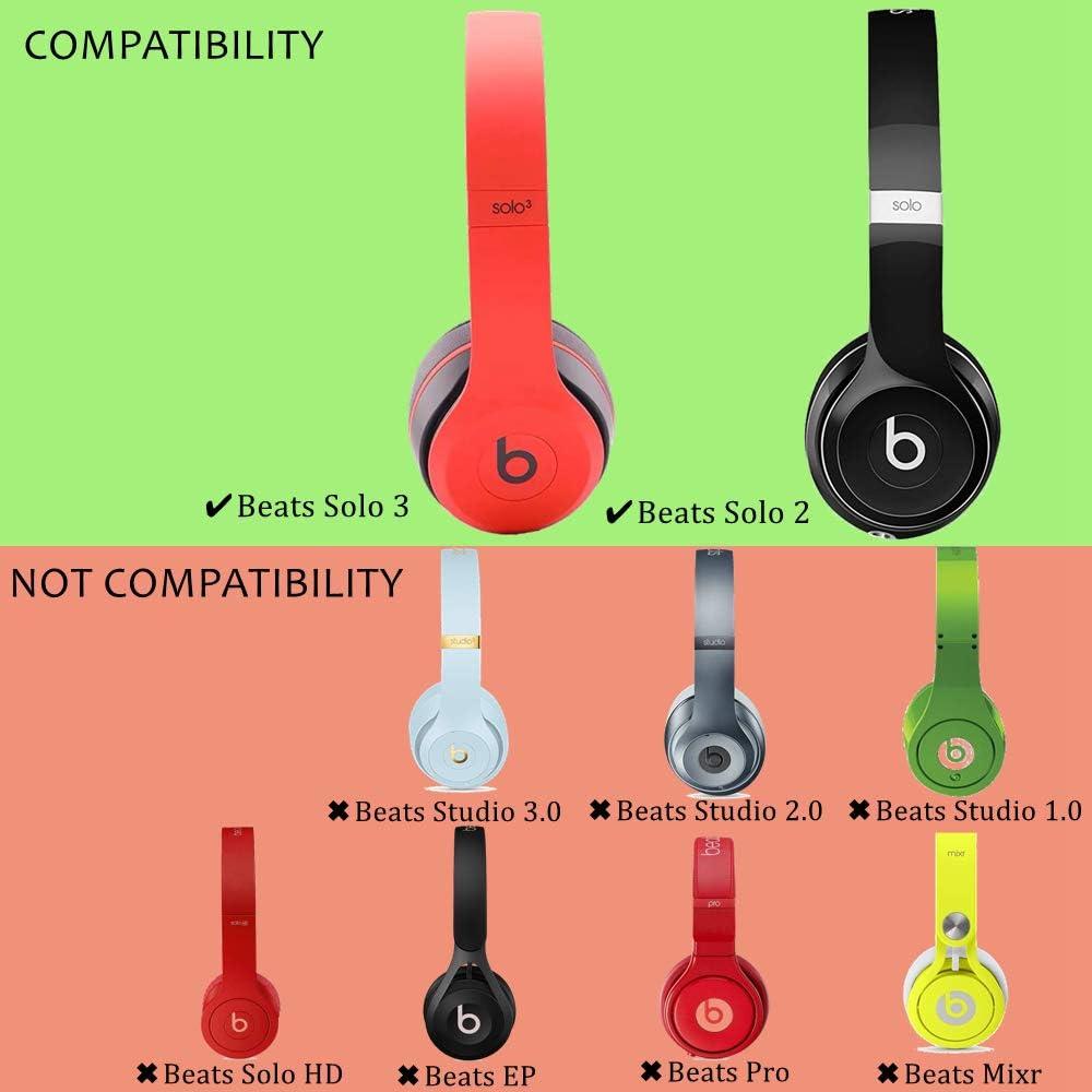 Almohadillas de Reemplazo para Auriculares Beats Solo 2/3 - Negro