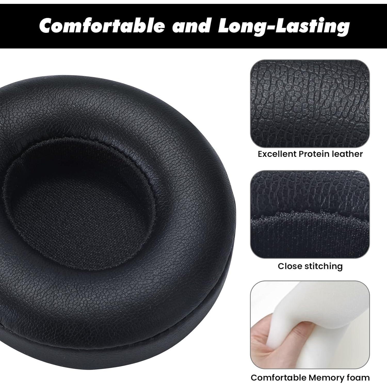 Almohadillas de Reemplazo para Auriculares Beats Solo 2/3 - Negro