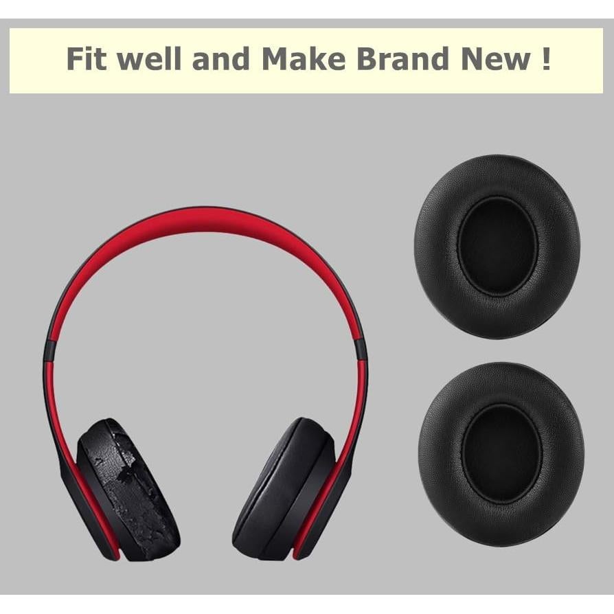 Almohadillas de Reemplazo para Auriculares Beats Solo 2/3 - Negro