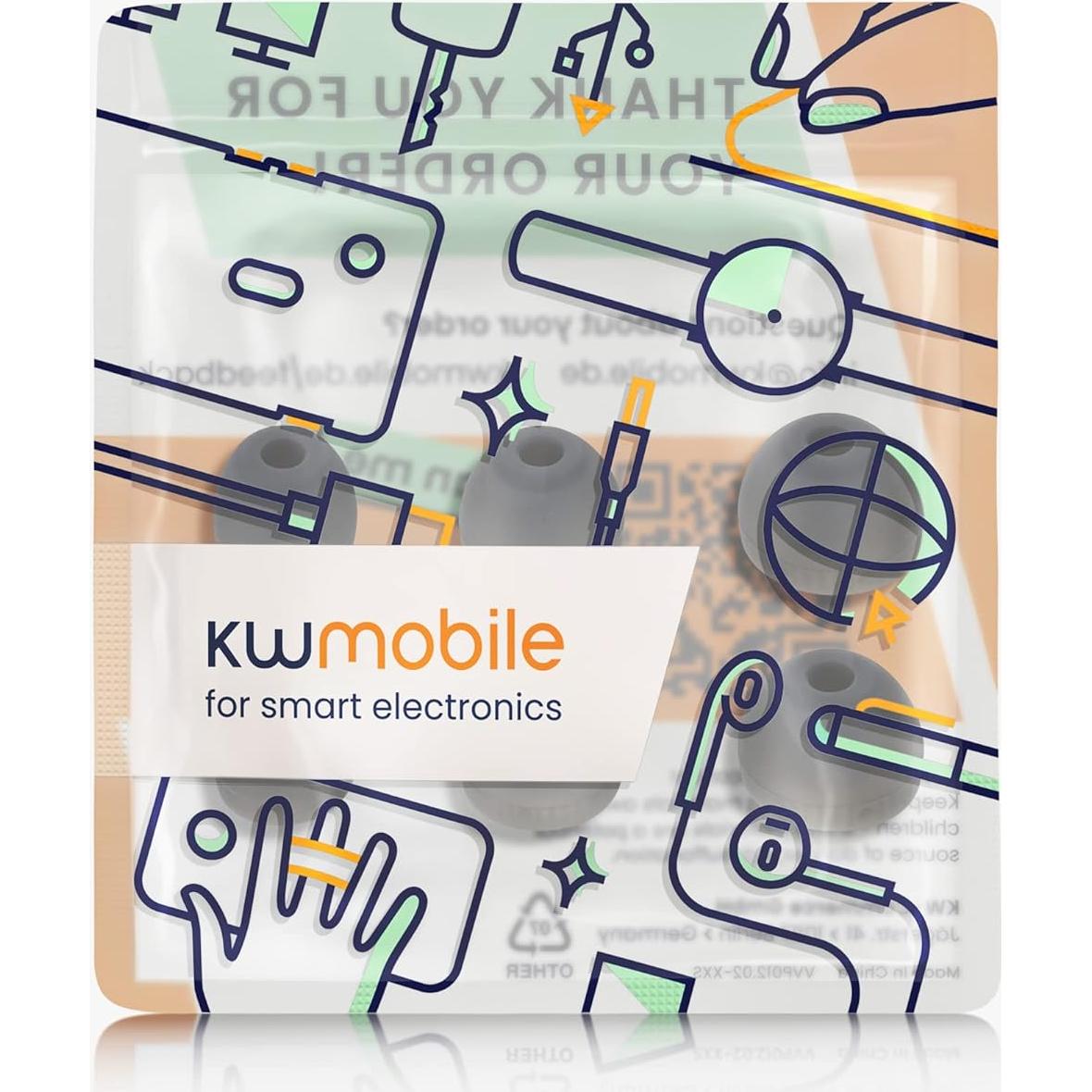 Puntas de Silicona KW-Mobile para Auriculares Sony WI-C300/WI-C400