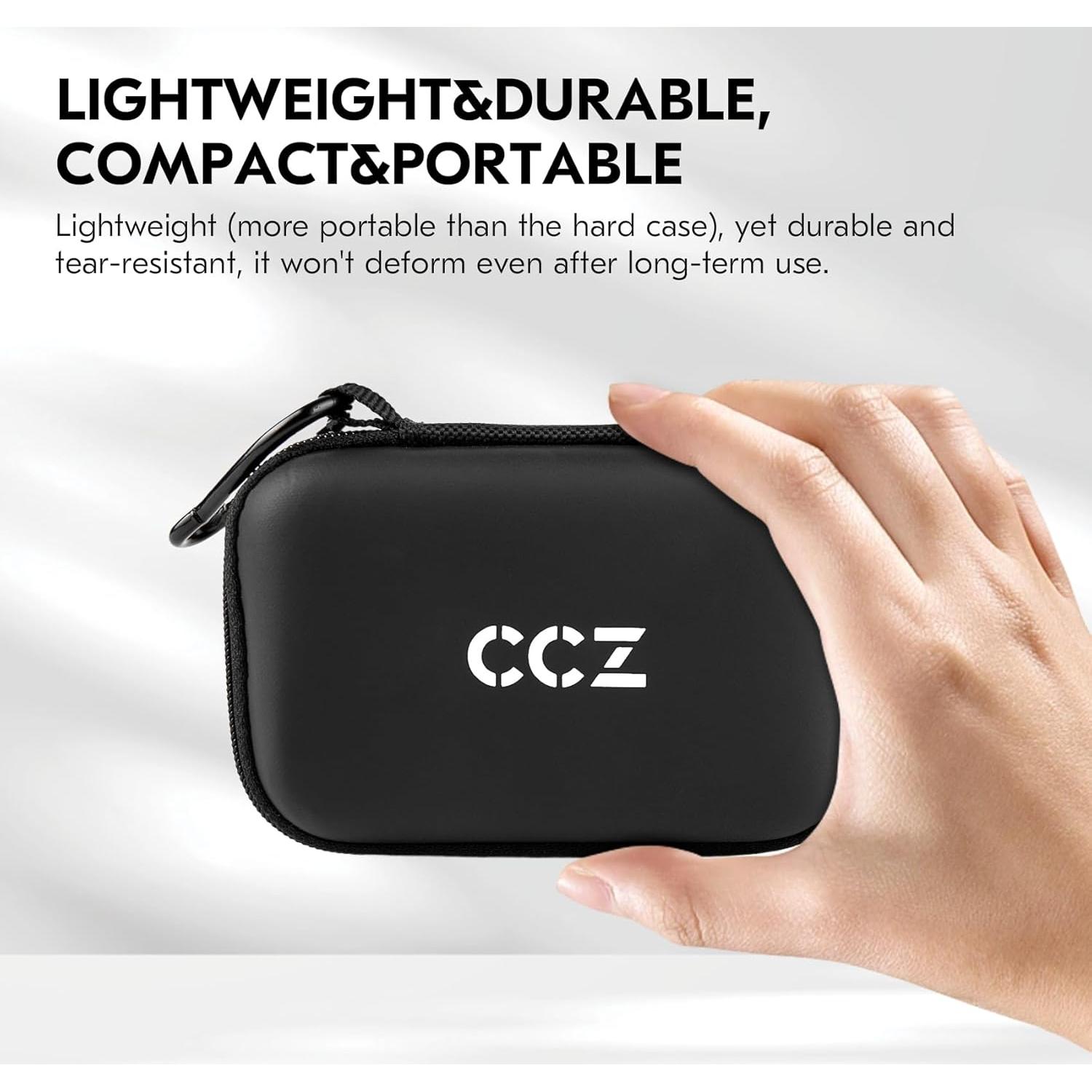 Funda para Auriculares In Ear Yinyoo CCZ ZC02 Negra con Mosquetón