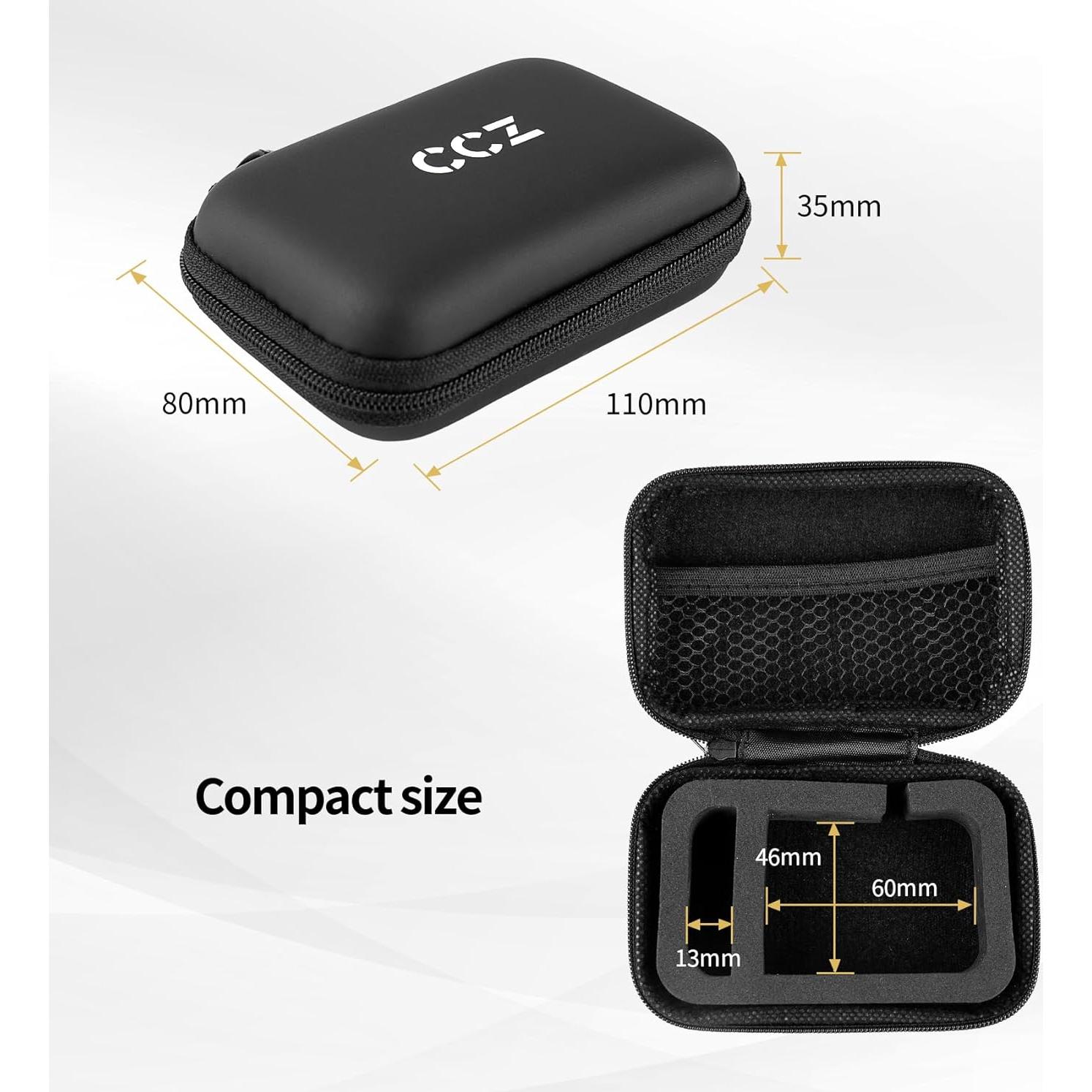 Funda para Auriculares In Ear Yinyoo CCZ ZC02 Negra con Mosquetón