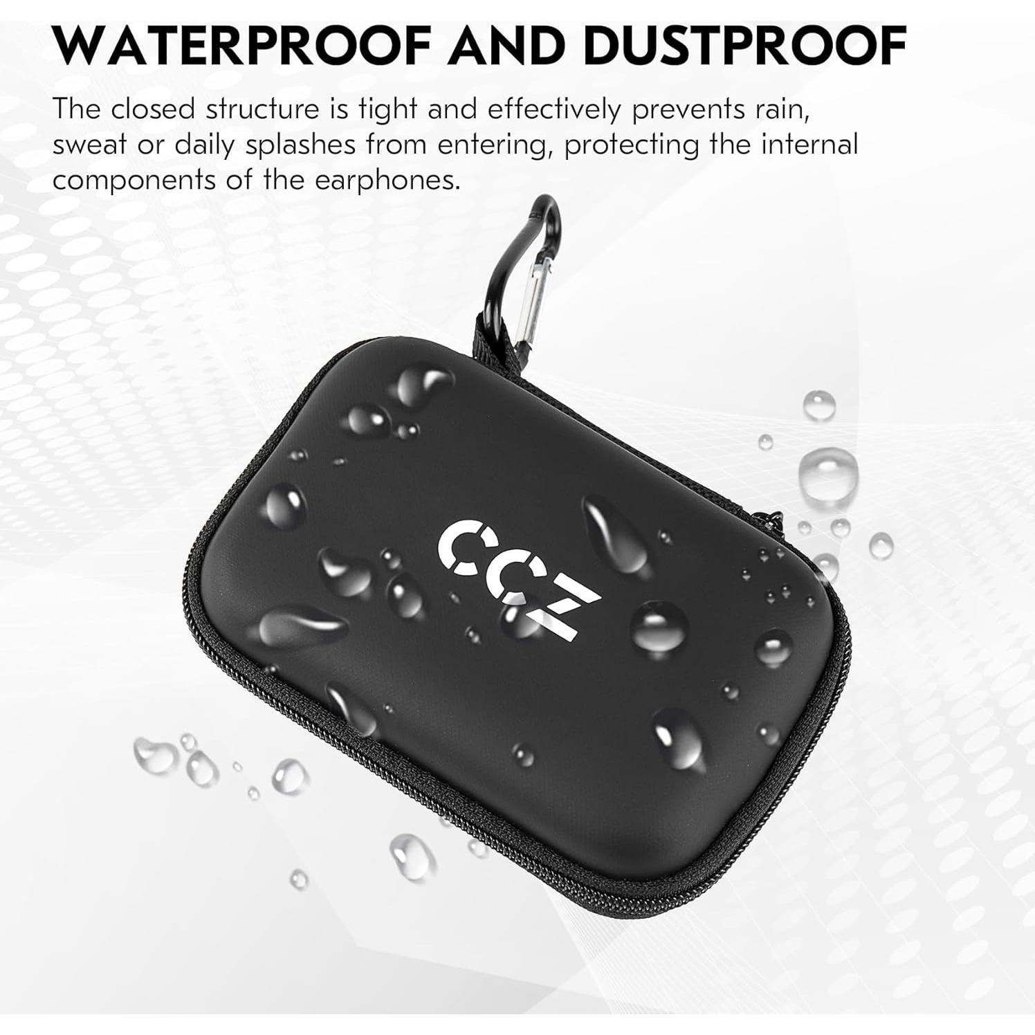 Funda para Auriculares In Ear Yinyoo CCZ ZC02 Negra con Mosquetón