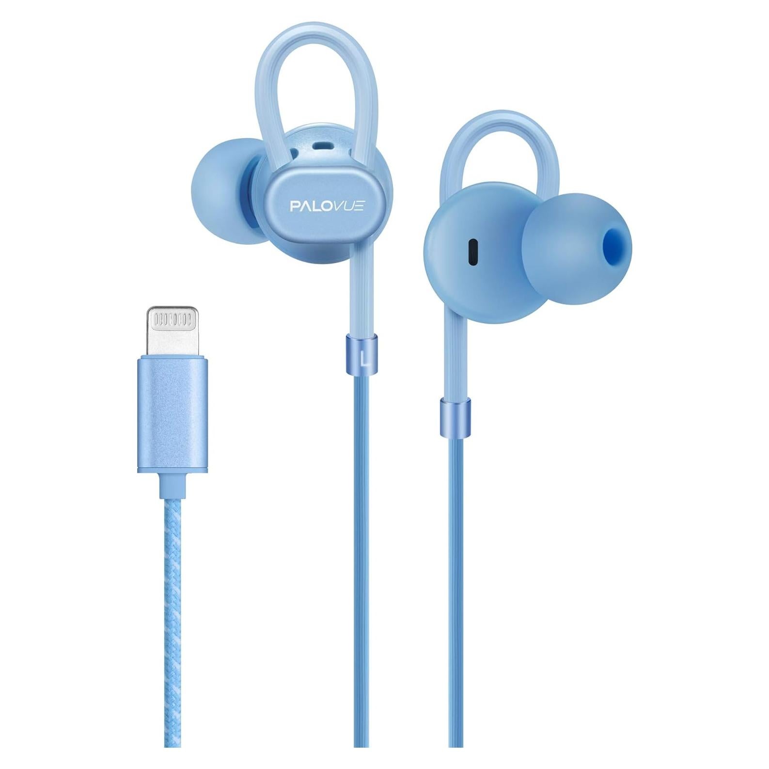 Auriculares Lightning PALOVUE NeoFlow Color Azul MFi