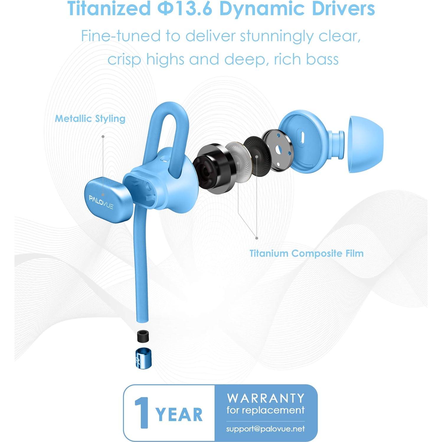 Auriculares Lightning PALOVUE NeoFlow Color Azul MFi